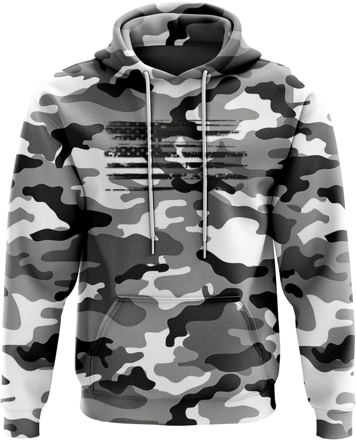 Tactical Pro Supply Patriotic Camo Flag Heavyweight Hoodies for Men and Women