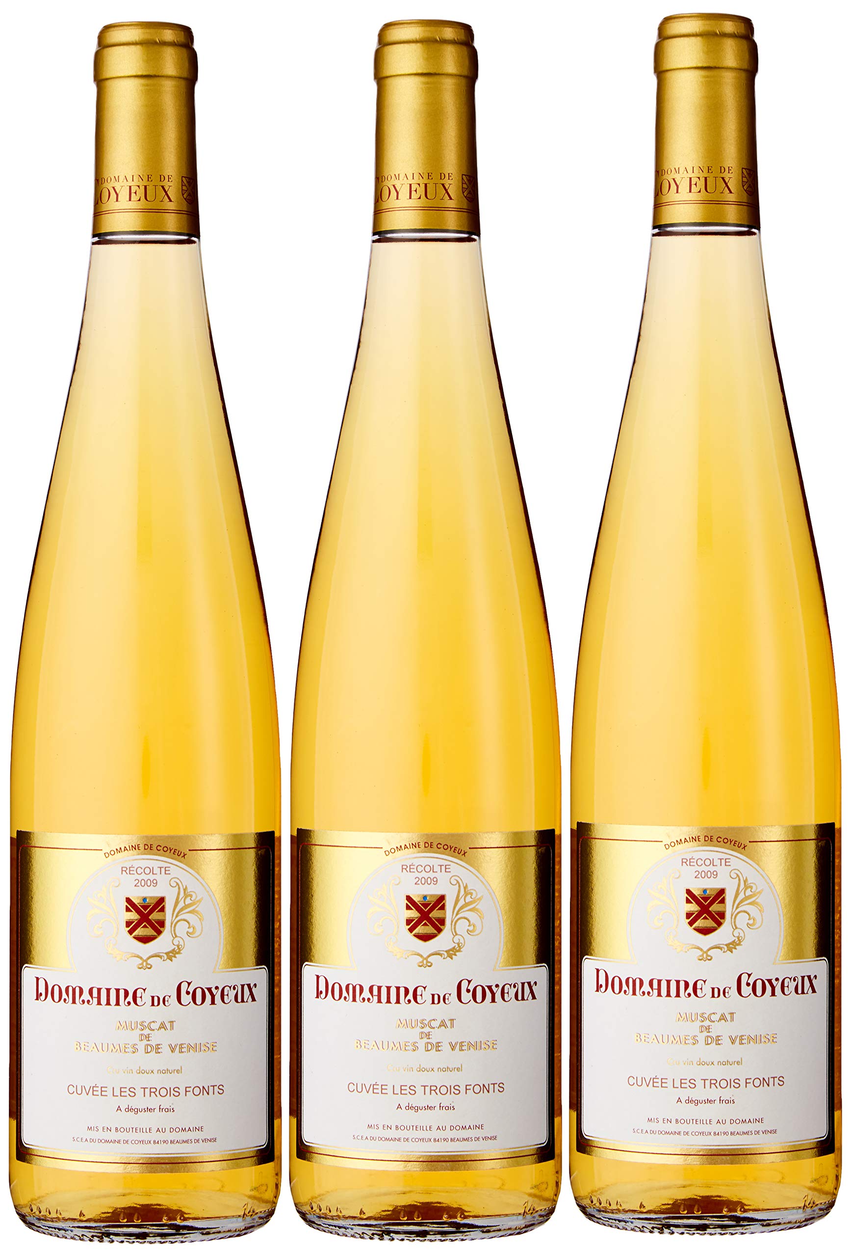 Domaine De Coyeux Muscat De Beaumes De Venise Cuvee Les Trois Fonts Rhone Valley Wine 75cl