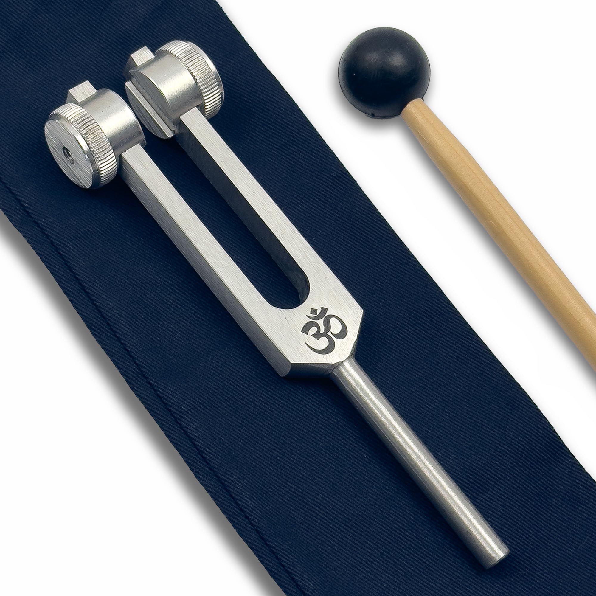 432 Hz gewichtete Stimmgabel - Musikalische Tonhöhe der Natur - Höhere Oktave mit kürzerer Resonanz aber erhöhter Stärke und Amplitude - Liebesfrequenz 432 Hz - Biofeld-Harmonisierung - Silber