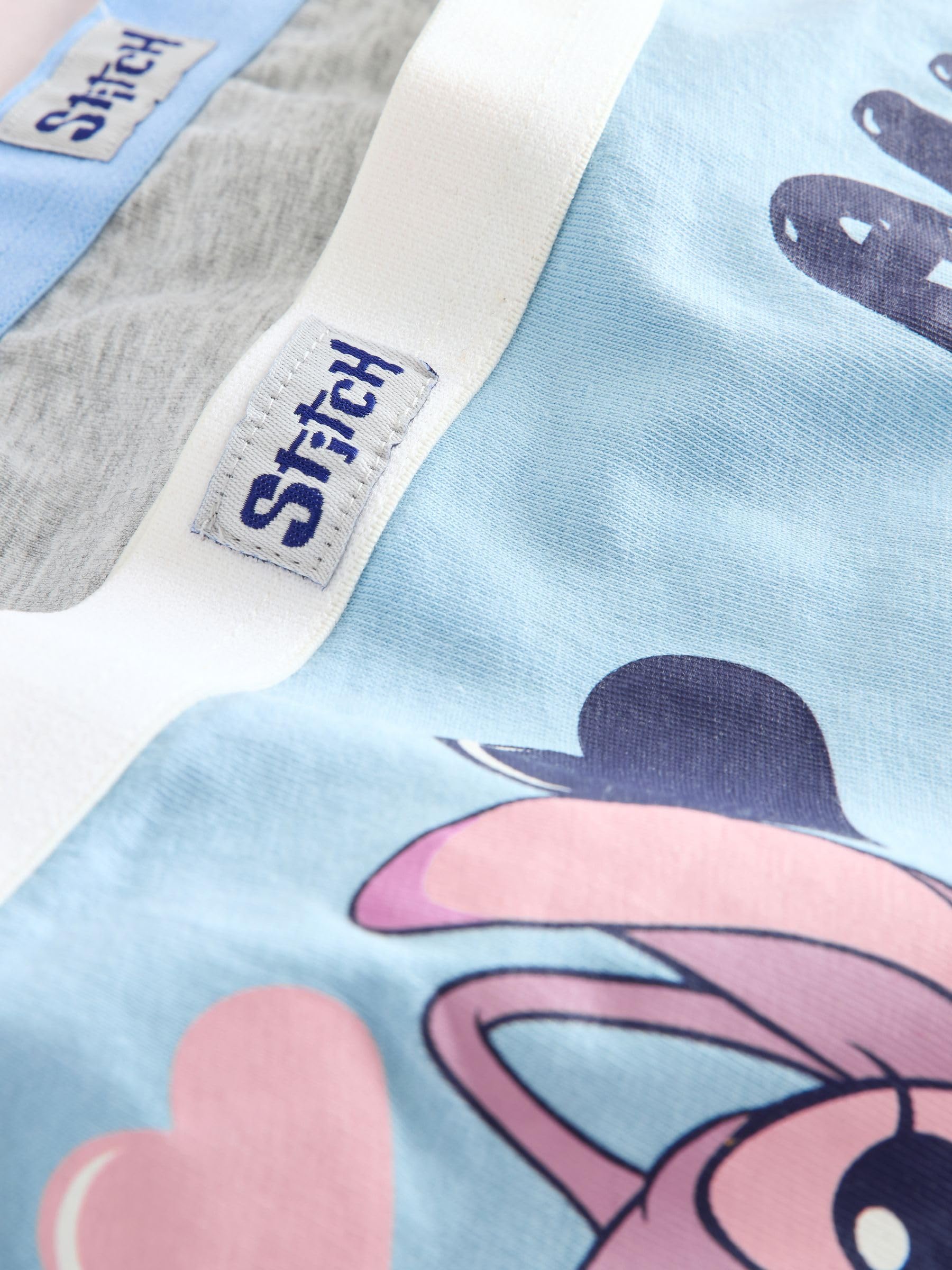 NEXT Ragazza Confezione da 5 Shorts Disney Stitch e Angel