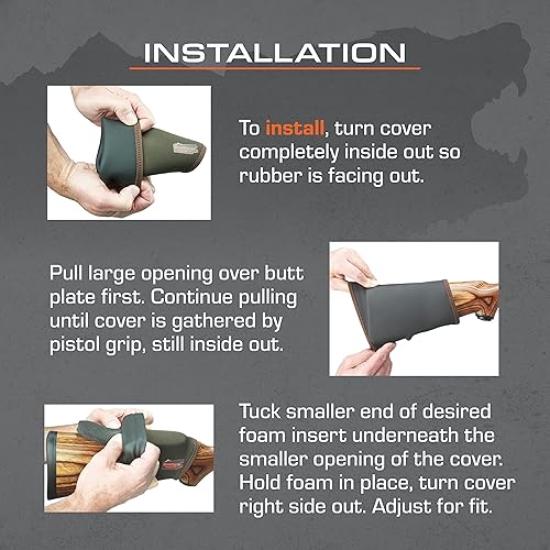 Miniatura 5 de Beartooth Comb Raising Kit 2.0  Mejora la precisión  Neopreno  Reduce el retroceso  Fabricado en Estados Unidos