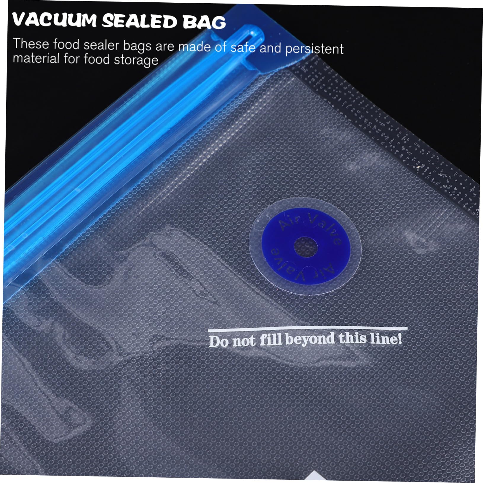 OFFSCH Reusable Vacuum Food Storage Bags 10 Pack Food Preservation Sealing Bags