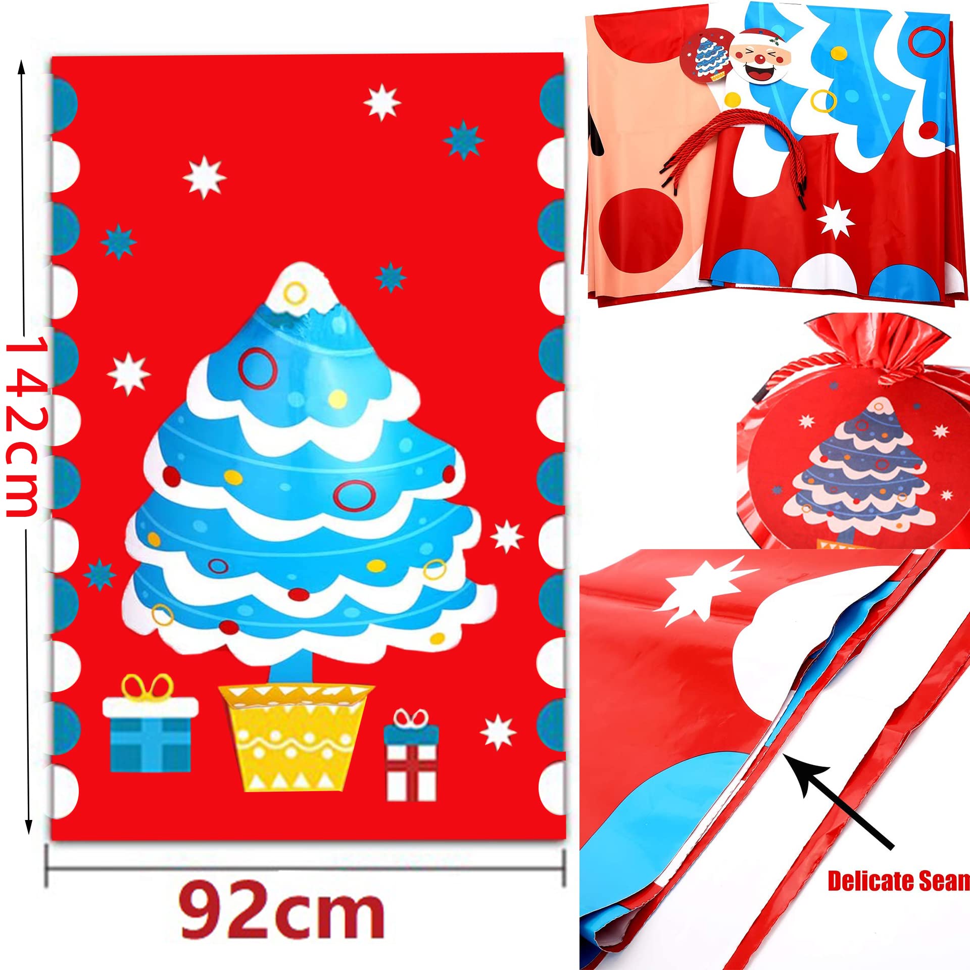 Amazon.co.jp: LOKIPA クリスマス ラッピング袋 ビニール袋 特大