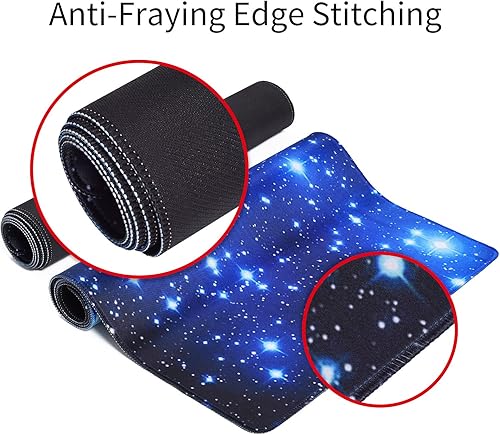 Miniatura 4 de iKammo - Tapete para mouse para videojuegos, tapete de escritorio extendida, base de hule antideslizante con bordes cosidos. xxL 008-XXL