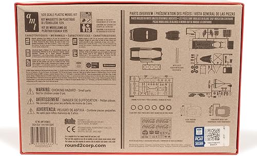 Miniatura 4 de AMT Skill 3 Model Kit 1940 Ford Coupe Coca-Cola Modelo Escala 1/25
