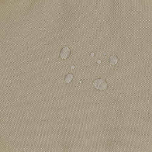 Miniatura 5 de QILLOWAY Cojín para silla de respaldo alto para interiores y exteriores, acolchado de repuesto, paquete de 4 unidades (beige)