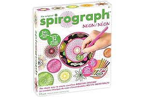 Spirograph Neon Drawing Set: Inspire Creativity and Artistic Expression