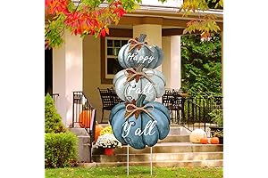 3 Pcs Fall Stackable Pumpkin Yard Stakes Decoration