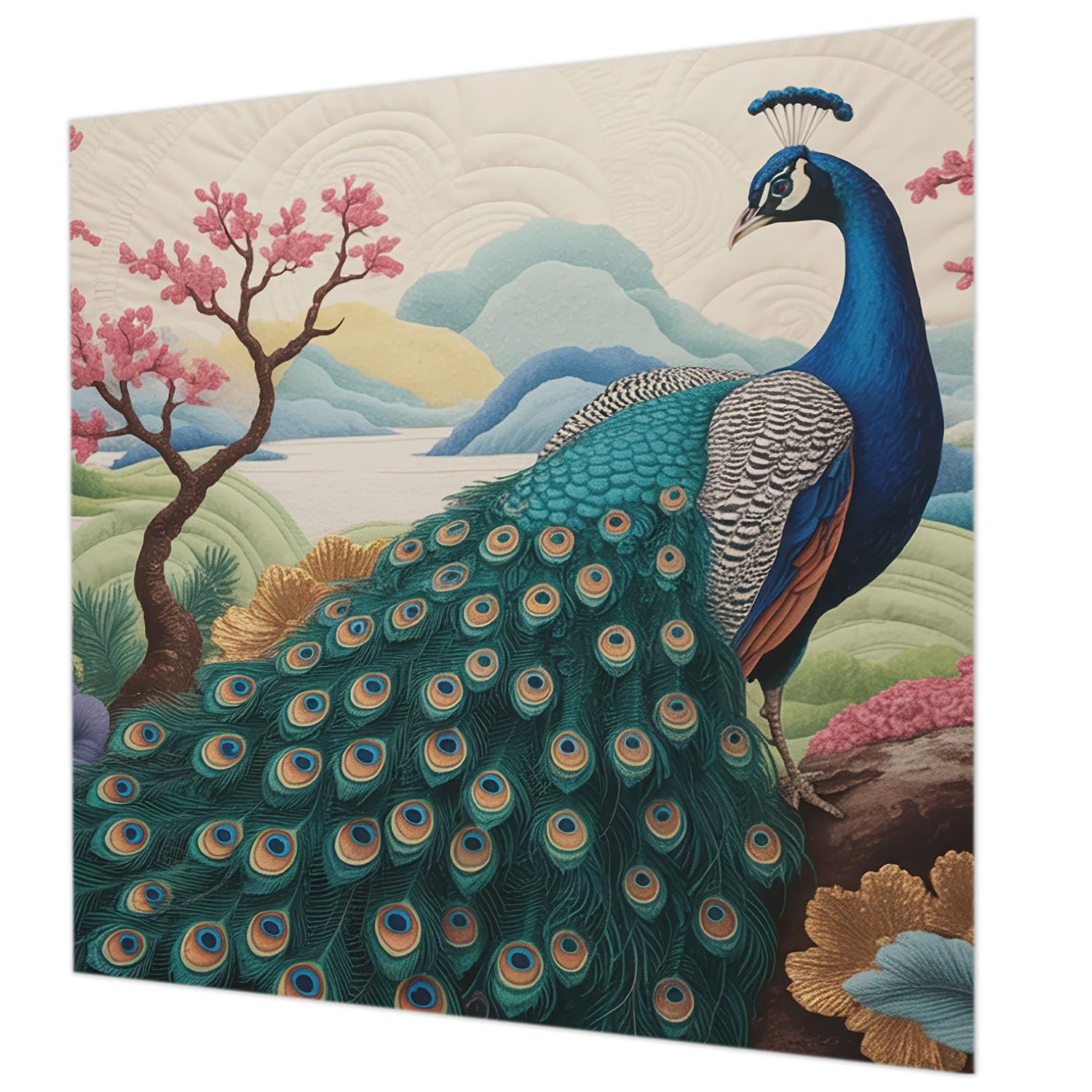 Papier peint mural intisse 250x250 decoration interieure chambre salon