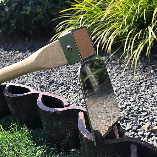 Miniatura 5 de Azada de agarre, mango de haya de azada de jardinería de acero inoxidable ligero para jardinería para paisaje en maceta