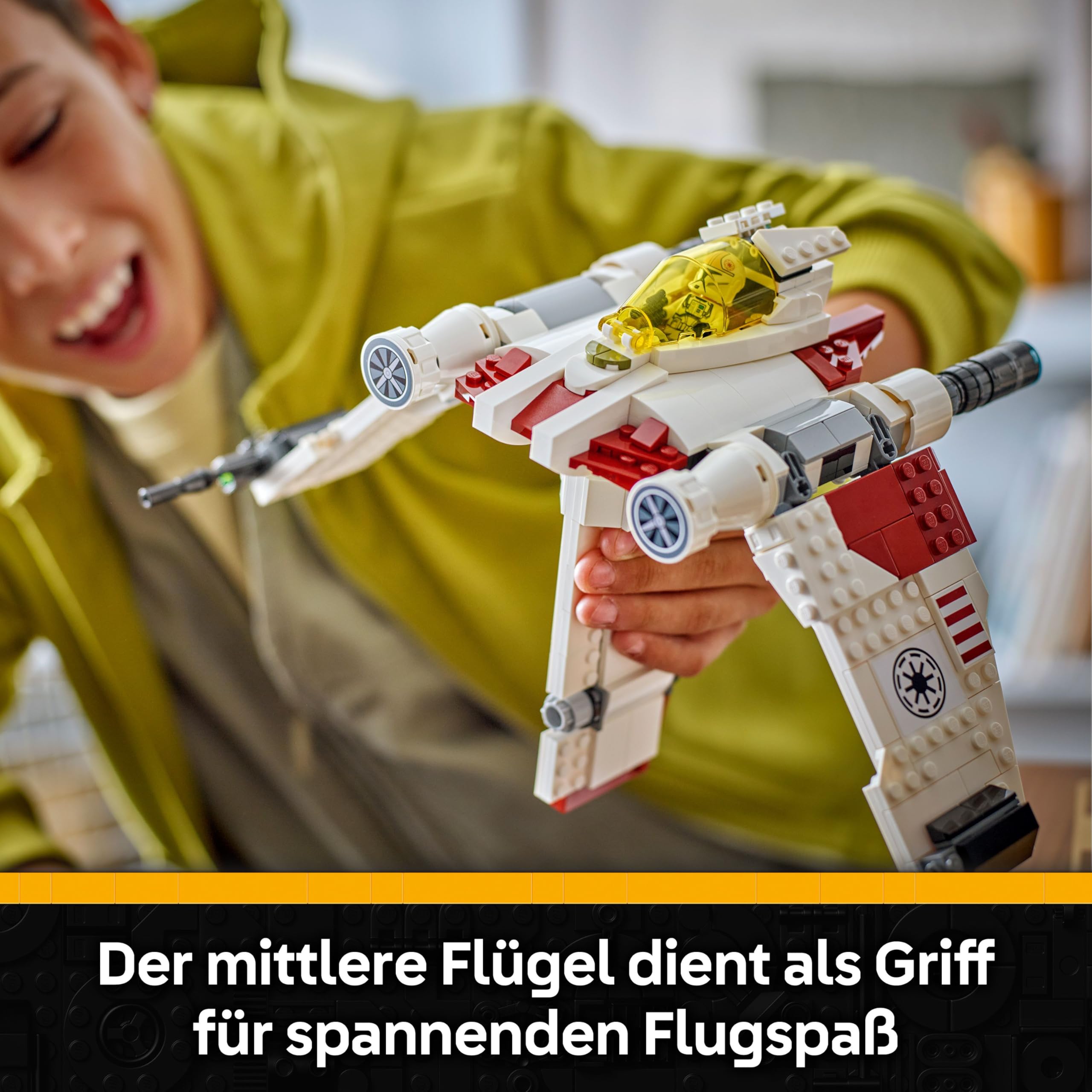 LEGO Star Wars: The Clone Wars V-19 Torrent-Sternjäger - Kreatives Spielzeug mit Minifiguren und Lichtschwert - Geschenk für Kinder - Modellbau für Mädchen und Jungen ab 9 Jahren - 75432