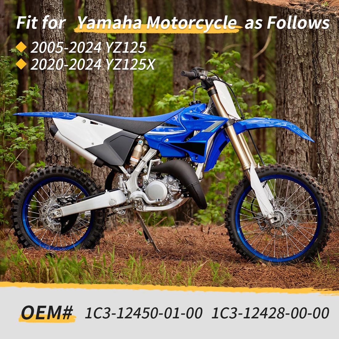 Kit Albero Girante Pompa Acqua per Yama-ha YZ125 YZ125X 2005-2024