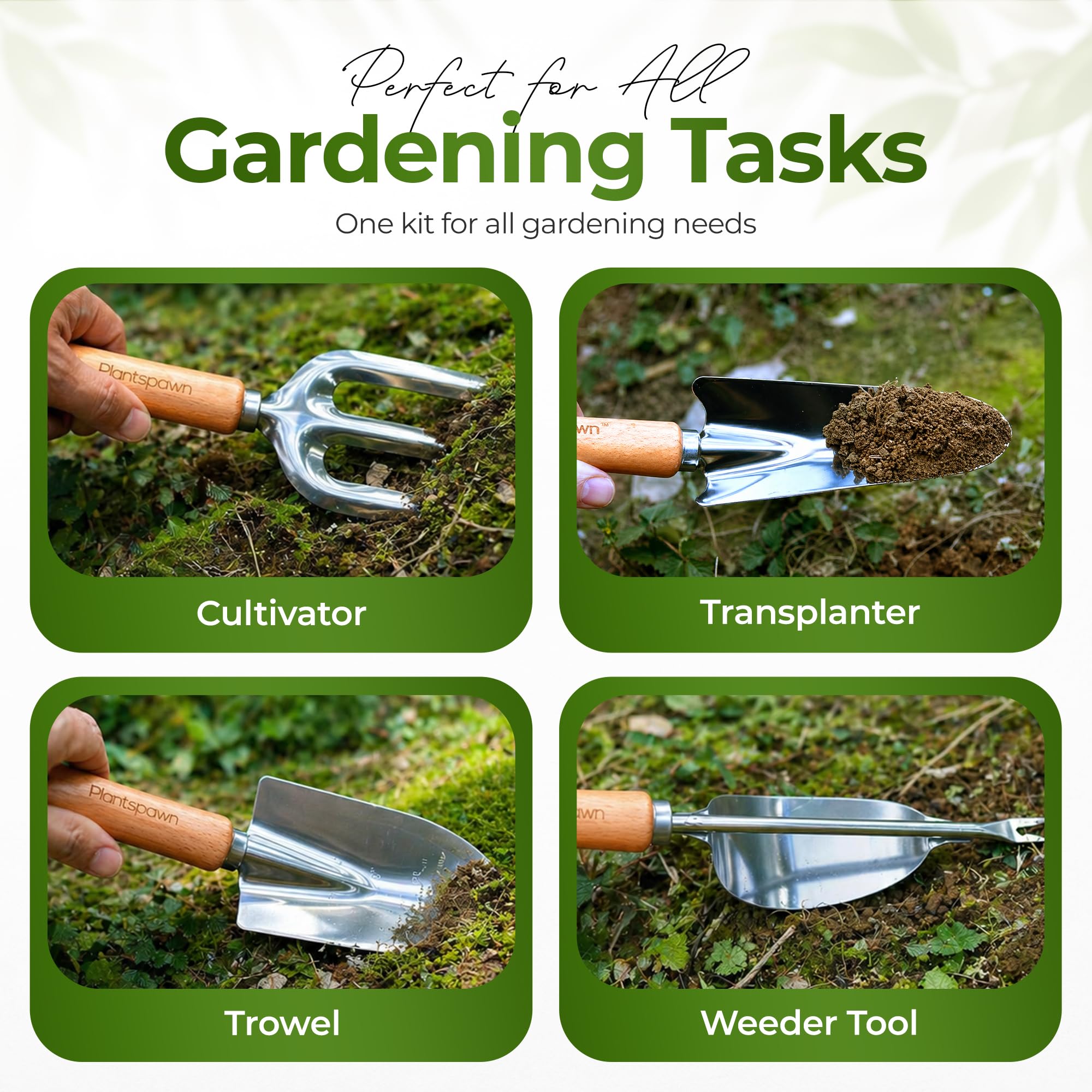 Juego de herramientas de jardinería (24 piezas)