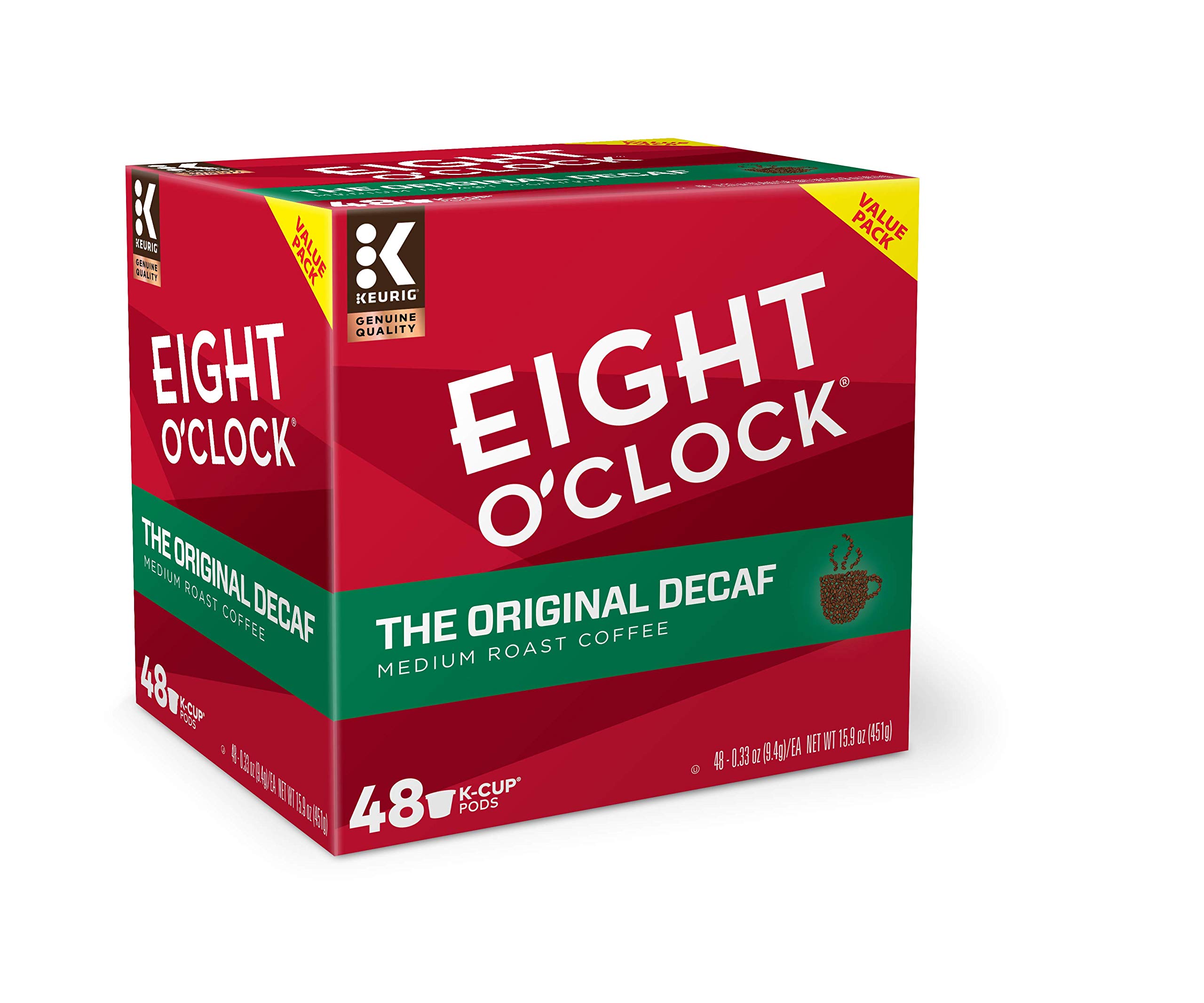 Amazon.com: Eight O'Clock Coffee The Original Decaf, Single-Serve