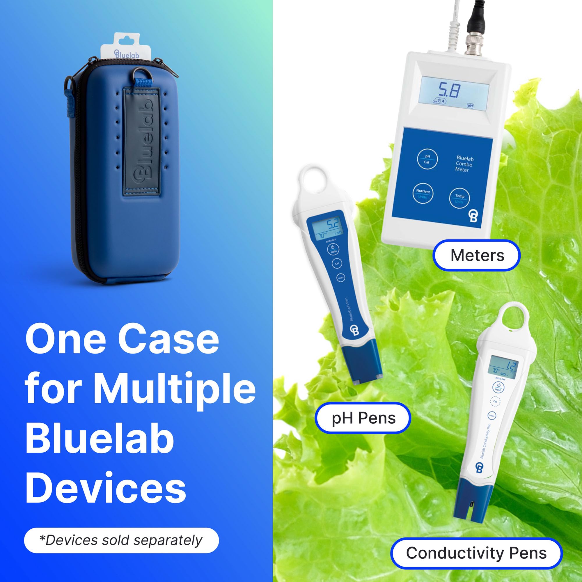 Bluelab METCARRYCASE Carry Case for Bluelab Meters used for Hydroponic System and Plant Grow (Meter and Probe Sold Separately)