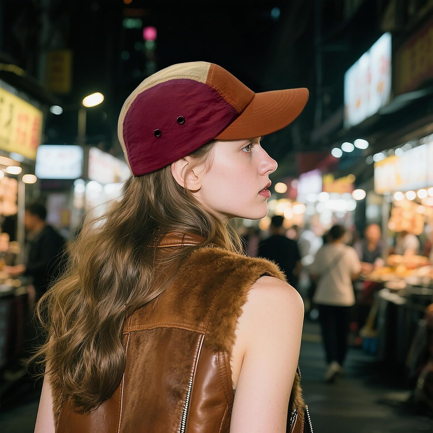 Clakllie Quick Dry 5 Panel Cap for Men Women Lightweight Baseball Cap Waterproof Hiking Cap UPF 50+ Outdoor Sports Cap - Image 2