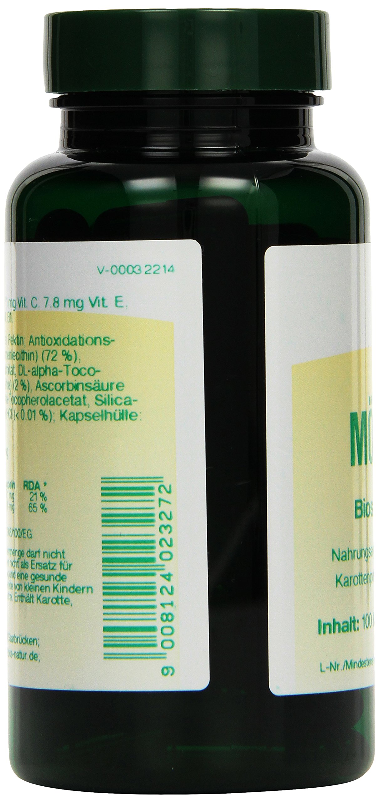 Bios Möhren, 100 Kapseln, 1er Pack (1 x 55 g)