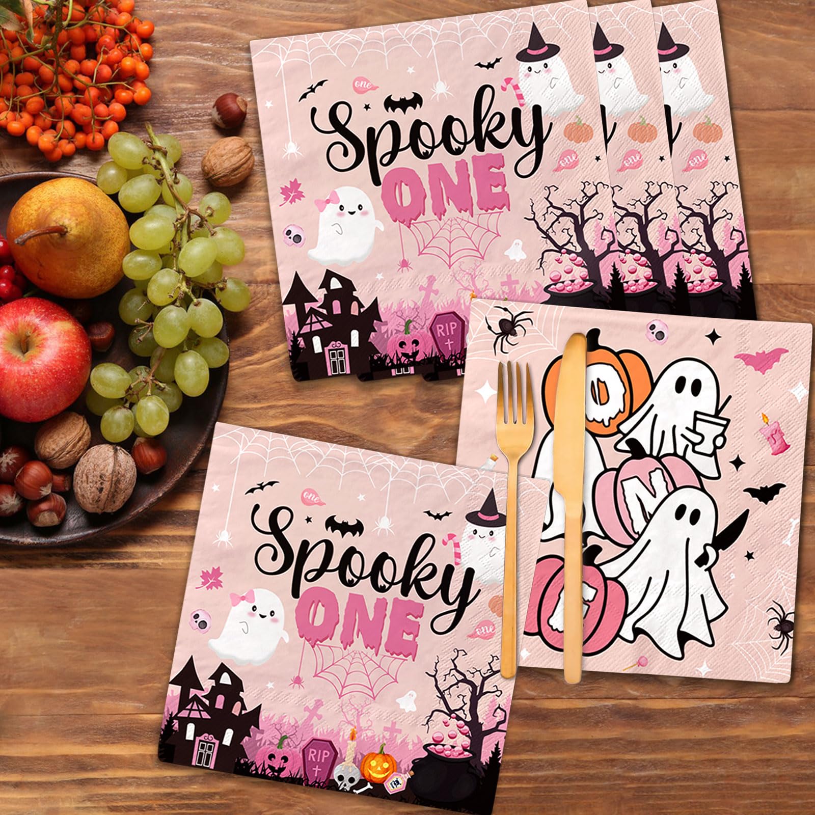 WirJouer Happy Halloween Banner - Spooky Party Decor With Bats & Pumpkins, 79 Inches Long