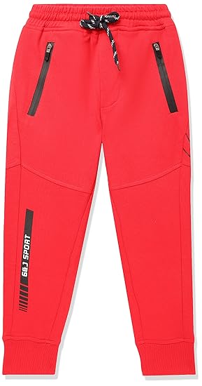 Gini & Jony Boys Regular Track Pants (121246524493 C476_Jester RED_28)