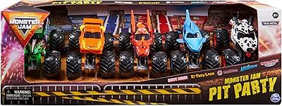 Monster Jam, Official Pit Party 5-Pack of 1:64 Scale Liberia | Ubuy