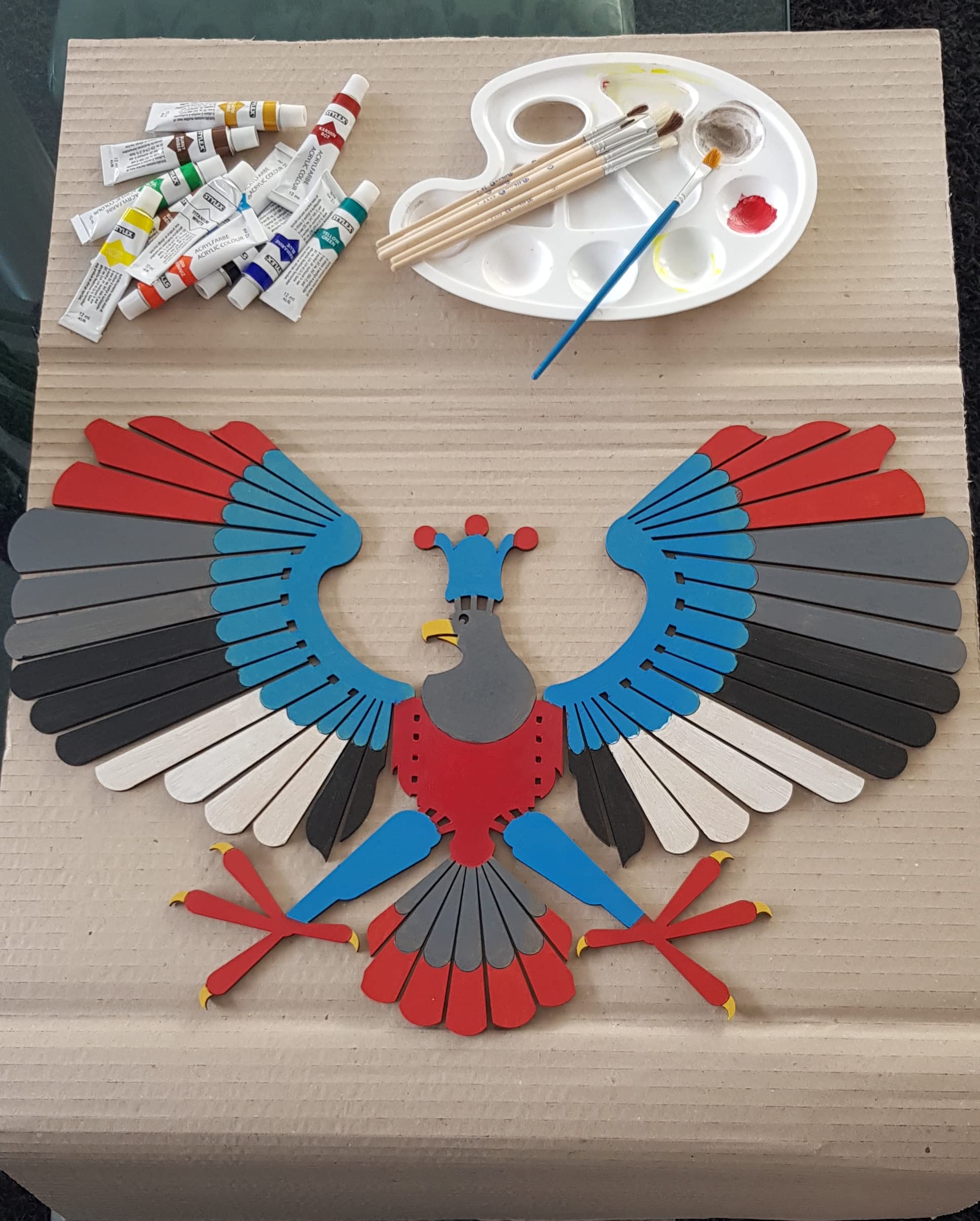 Schützenvogel u. Schützenkeiler Zielscheibe für Luftgewehr Made in Germany | Kombi-Pack Realistisches Schießerlebnis Ideal für Vereins- und Familienschießen Präzise Sollbruchstellen Für Luftgewehr
