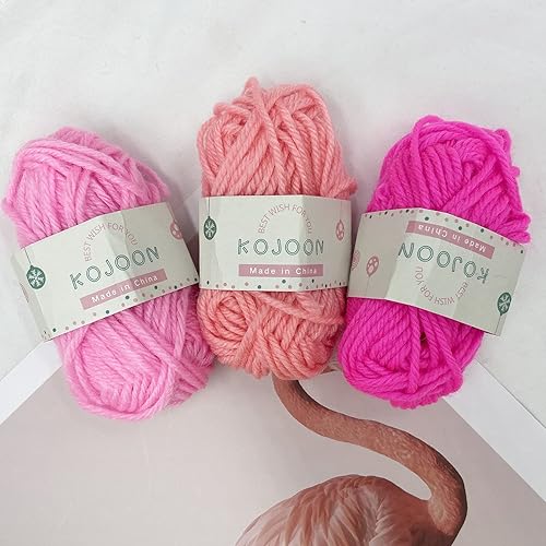 Miniatura 5 de Paquete múltiple de madejas de hilo acrílico, 24 unidades, 432 yardas, para tejer y tejer proyectos de hilo de ganchillo, paquete múltiple