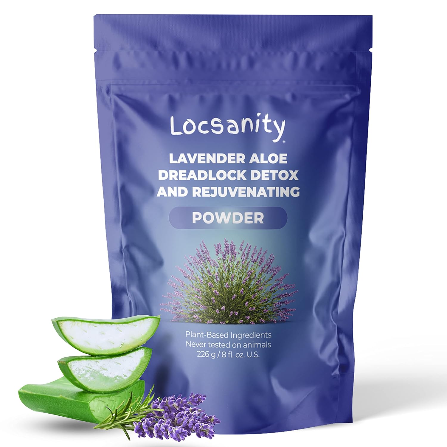 Locsanity Dreadlock Hair Scalp Detox - Deep Clean Dreadlock Powder, Cleansing Conditioner - Natural Hair Cleanser for Build Up - ACV Alternative, Loc Care and Maintenance Products