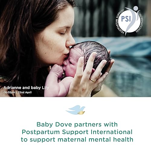 Miniatura 34 de Baby Dove Cuidado de la piel sensible, lavado de bebé, sin fragancia, humedad para el baño del bebé, sin fragancia e hipoalergénico, elimina