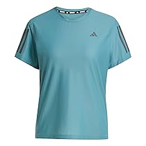 adidas Donna Own The Run Base Tee, Preloved Teal, L