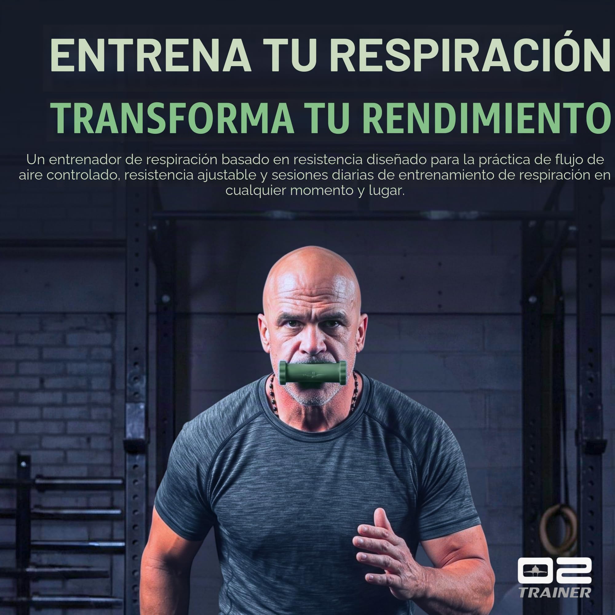 Bas Rutten, Respirador O2 O2 Respirador Entrenador Pulmonar