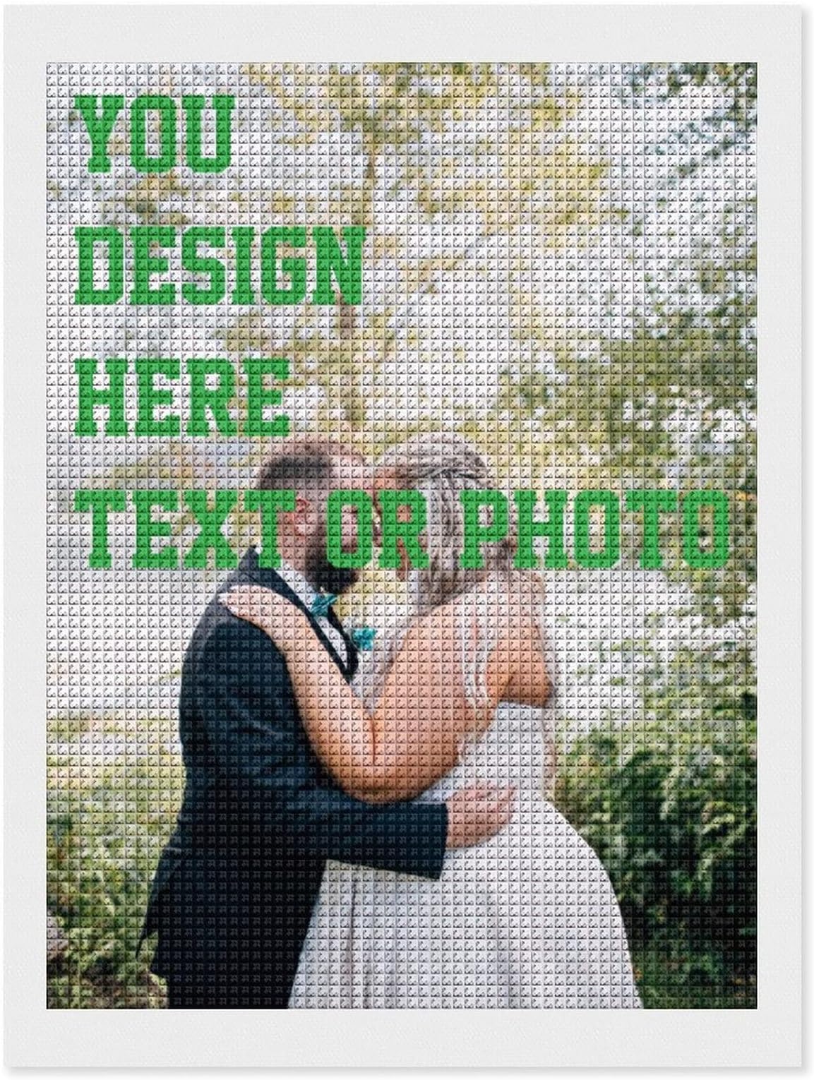 SHHXYS Custom Diamond Painting 5d Full Drill Diamond Art Paint by Numbers Design Your Own with Photo Picture Text