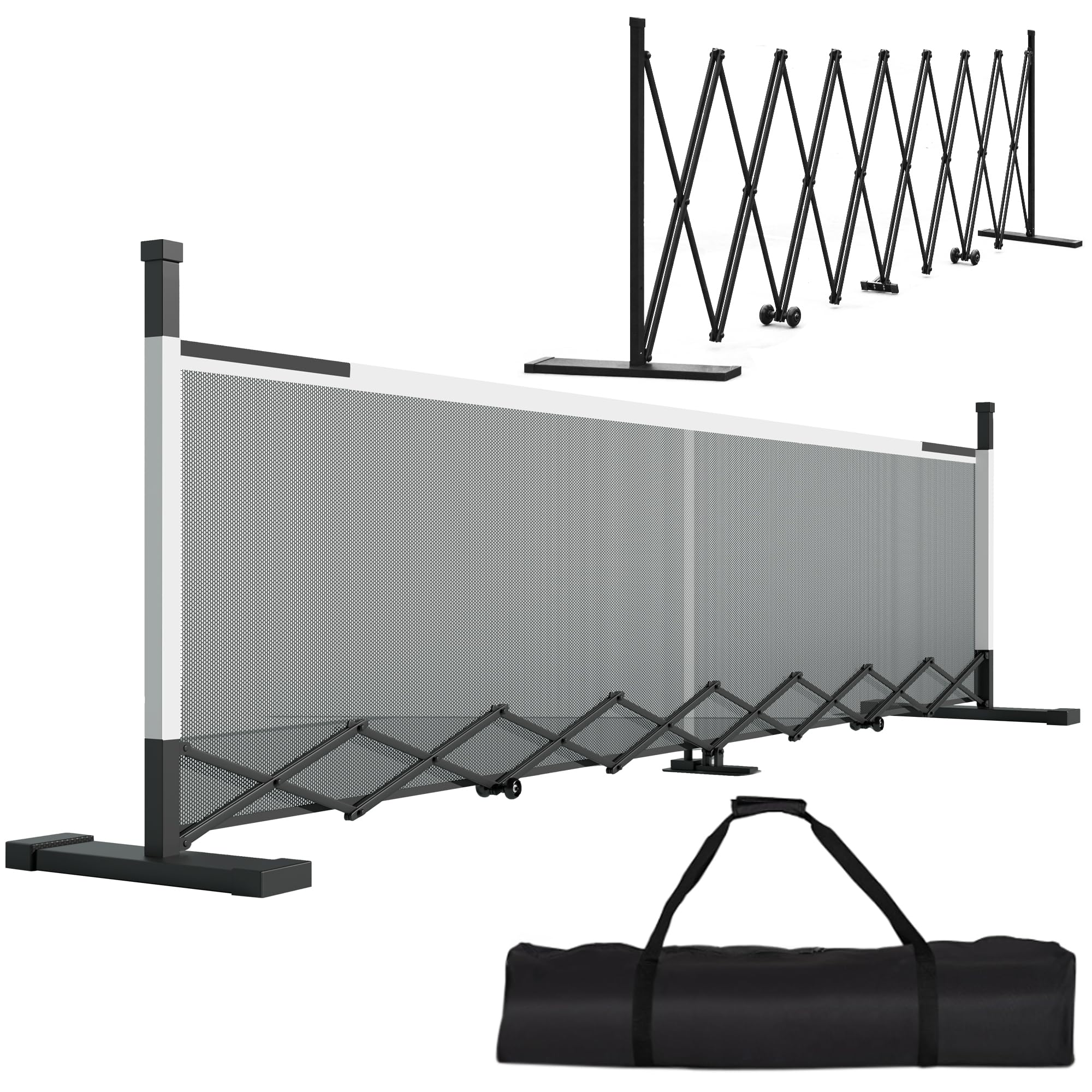 Retractable Pickleball Net, Portable Indoor Outdoor Net with Carry Bag