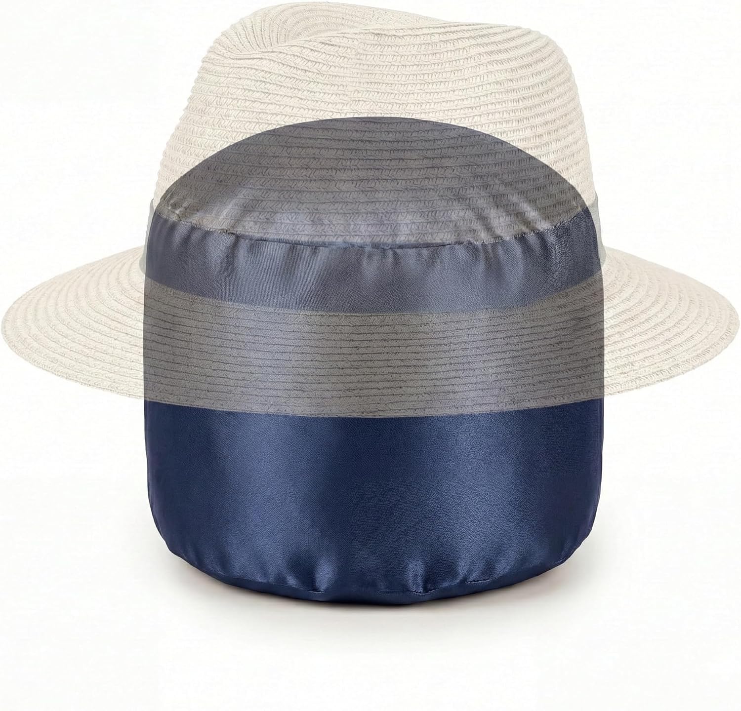 Hat Pillow for Storage & Travel - Organizer Protects Shape with Hypoallergenic Stuffing - Large Hat Storage for Closets & Suitcases - 6.5in Circumference, Luxurious Sateen Fabric