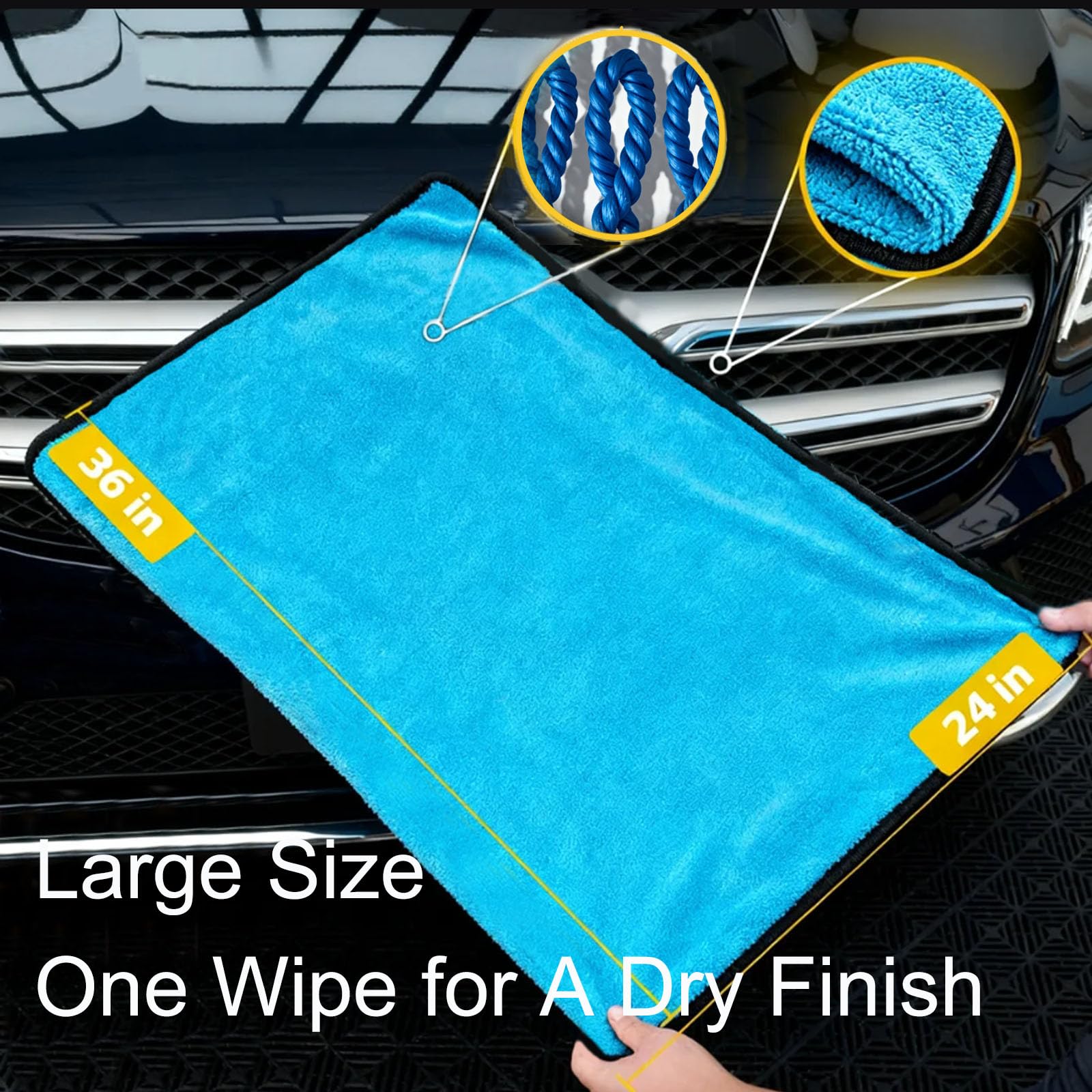 Amazon.com: Flash Detail Car Drying Towel 24