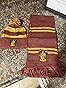 Harry Potter Hogwarts Houses Knit Scarf & Pom Beanie Set (Hufflepuff - View #3