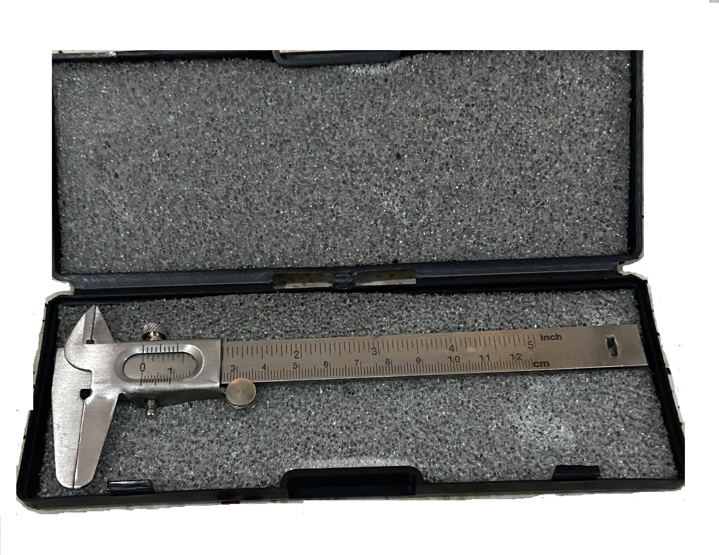 RG Vernier Caliper Slide Caliper Measures 0-12.5cm x 0.1cm with Storage Box || Metallic || Laser Printed (1) - Image 2 thumbnail