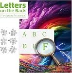 Blueforest 1000 Puzzles en pièces pour adultes, Puzzle en Tornado Rainchbow pour adultes et puzzles en arts difficiles, pour cadeaux Jeux de fête d'anniversaire Famille, 27.5 * 19.7 Puzzle sans poussière de pouce