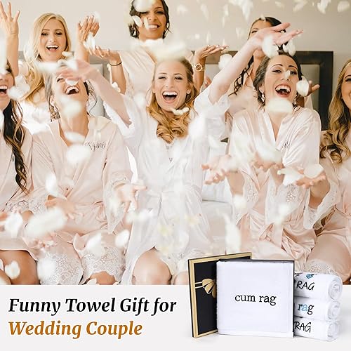 Miniatura 2 de Toalla bordada de trapo, día de San Valentín, luna de miel, regalos lindos para él, hombres, novio, novio, marido, parejas, adultos, único, fresco,