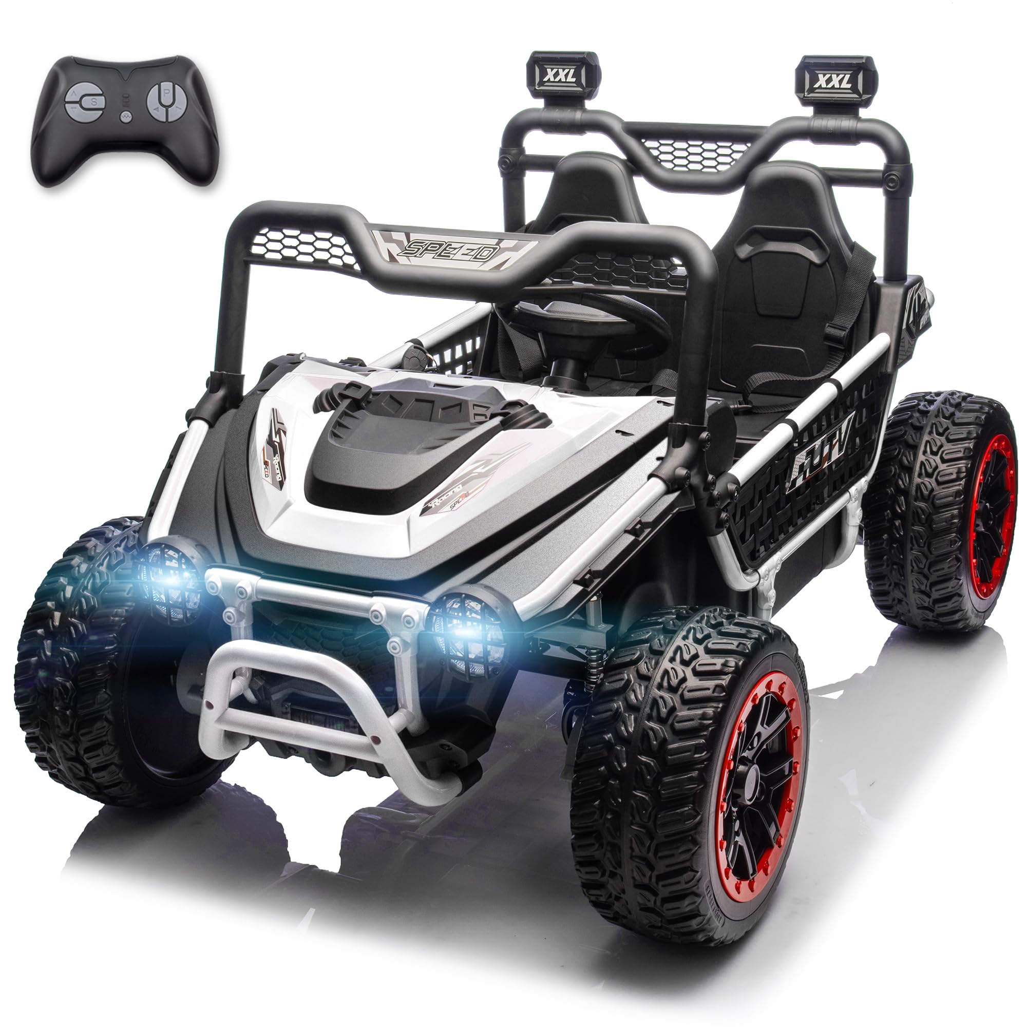 Amazon.com: karbost XXL 24V 7Ah 2 Seater Ride On Toy for Big Kids