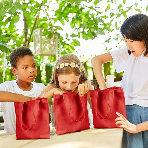 Vista 127 de Amylove 24 mini bolsas de lona en blanco para sublimación, reutilizables, para comestibles, equipaje de bricolaje, para fiestas incluso