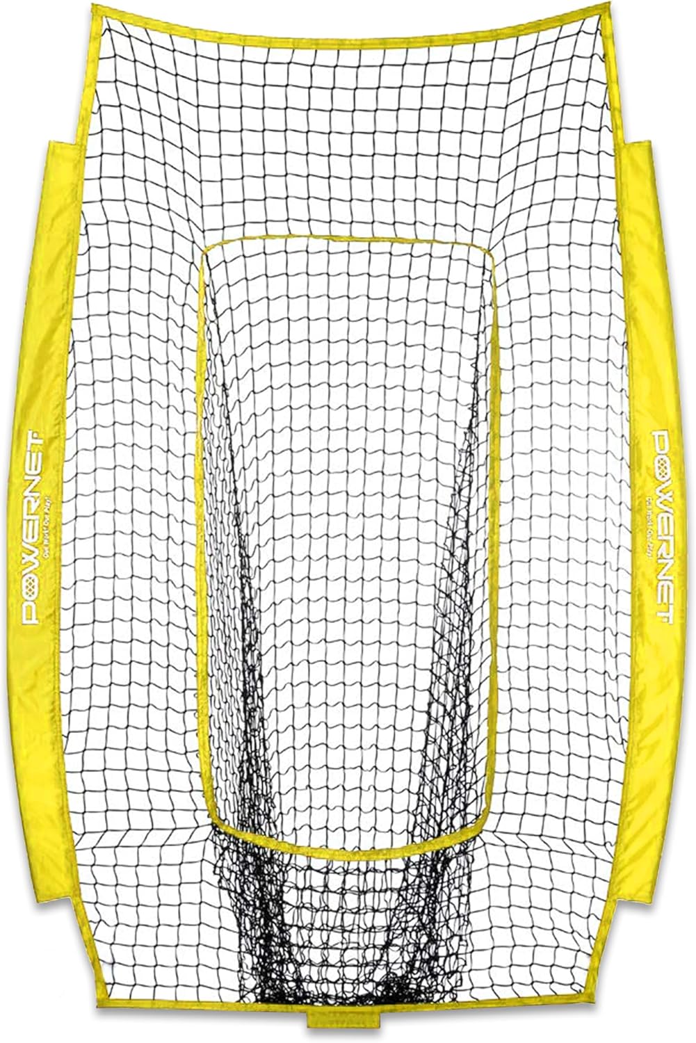 PowerNet 4x7 FT Portable Infielder Training NET ONLY, Softball Baseball Replacement Practice Net for Pitching and Hitting, Ball Catcher Pocket, 28 SQFT Protection, Team Colors