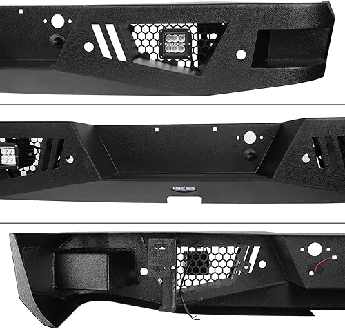 Miniatura 9 de Hooke Road Combo de parachoques delanteros y traseros de ancho completo Silverado 2013 para Chevy Silverado 1500 2ª generación 2007-2013,