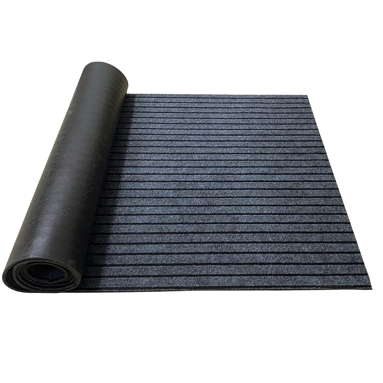 Commercial Grade Door Floor Mat Brush Step Entrance Mat Vinyl Backed Utility Doormat 3' X 10' Heavy Duty Floor Rugs Commercial Outdoor Carpet Indoor Outdoor Entrance Mat