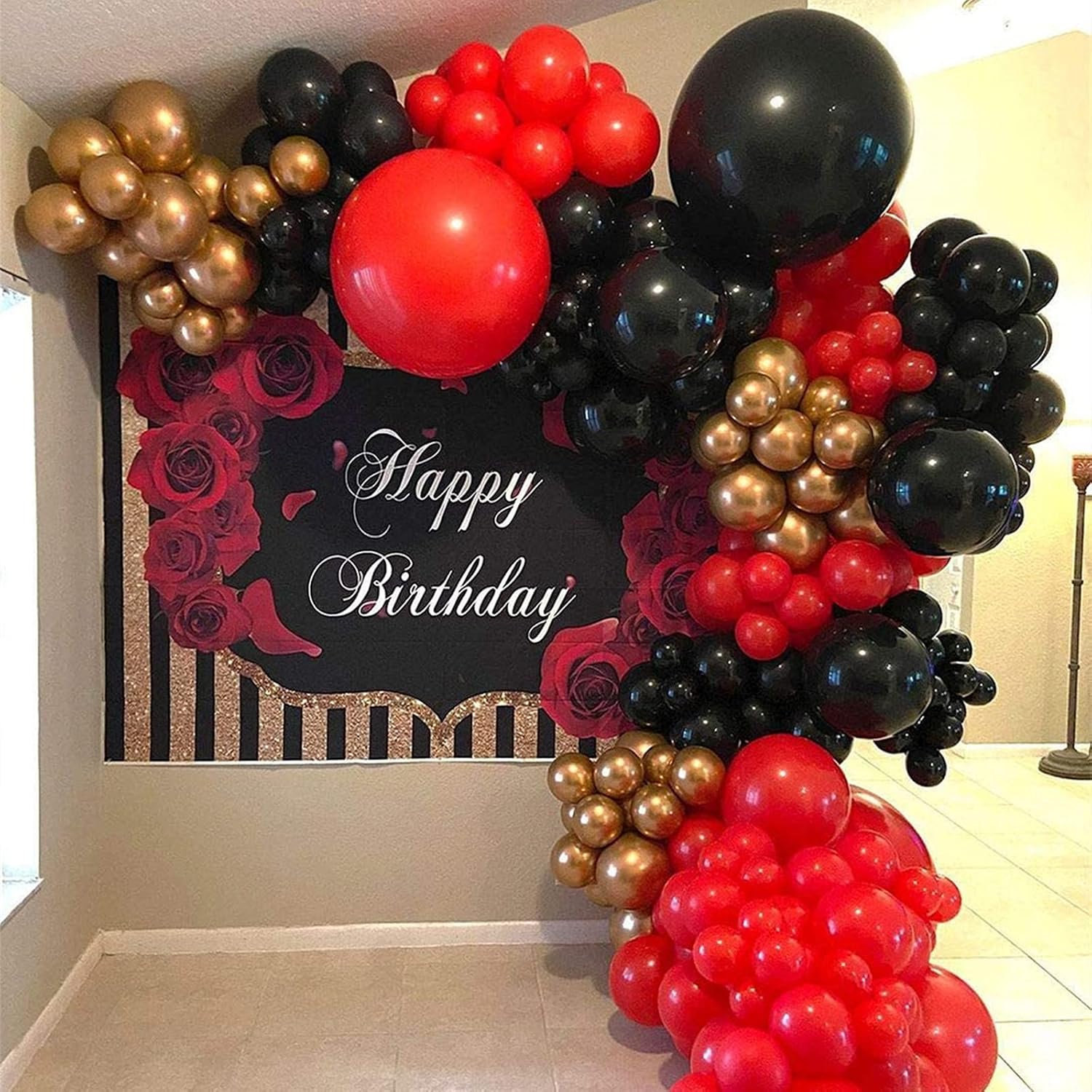 6 Pcs 36 Inch Red Balloons, Thick Latex Extra Large Big Colourful Balloons for Wedding Birthday, Halloween, Christmas - Image 5