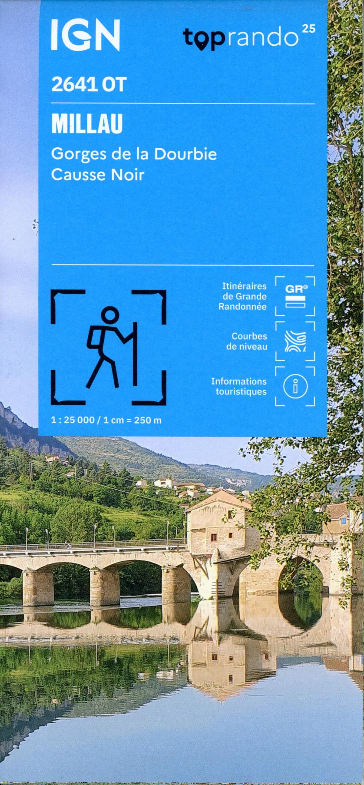 Millau / Gorges de La Dourbie / Causse Noir (2641OT): 1:25000 (TOP 25)