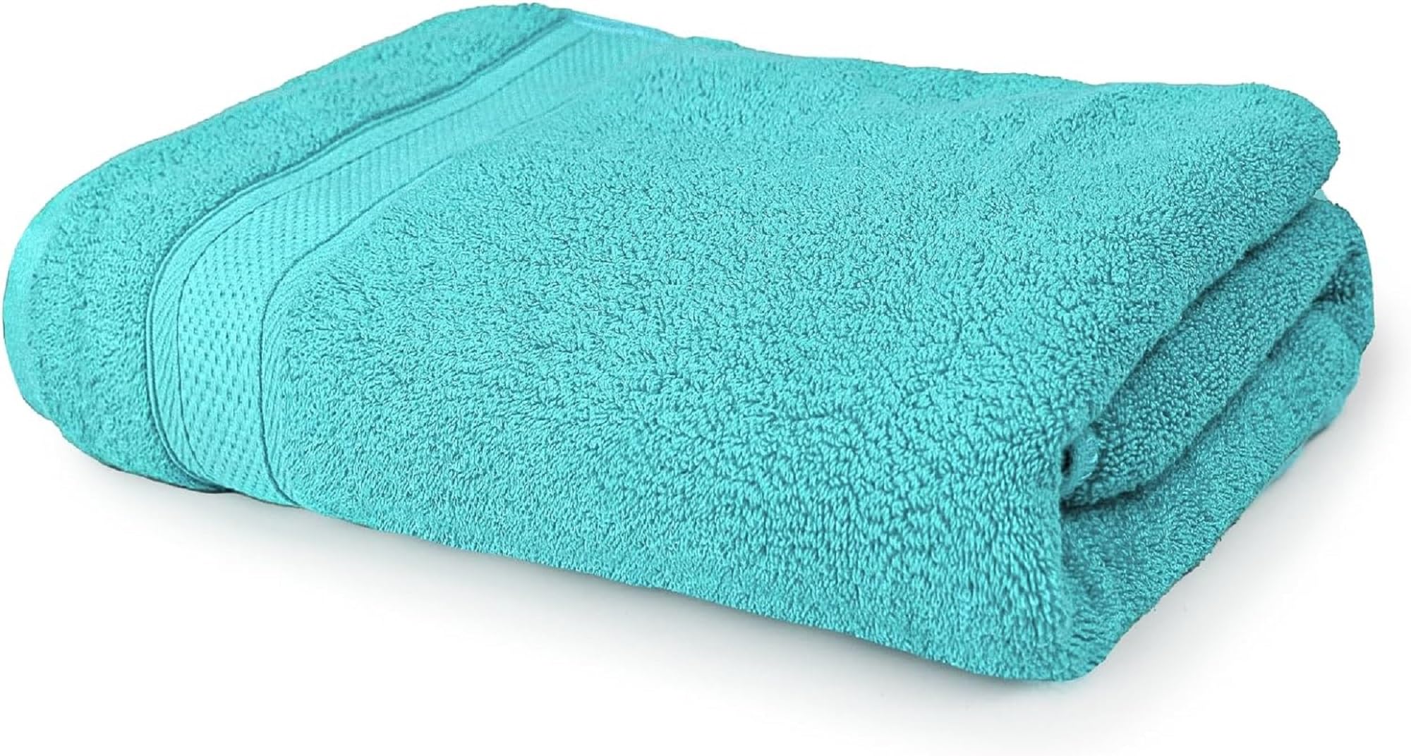 Opel tex Extra Large Super Jumbo Bath Sheets (100x200cm, 700-GSM) Luxury Towels Quick Dry Highly Absorbent Egyptian Cotton Soft Big Size Bathroom Hotel Quality Towel (Teal/Turquoise)