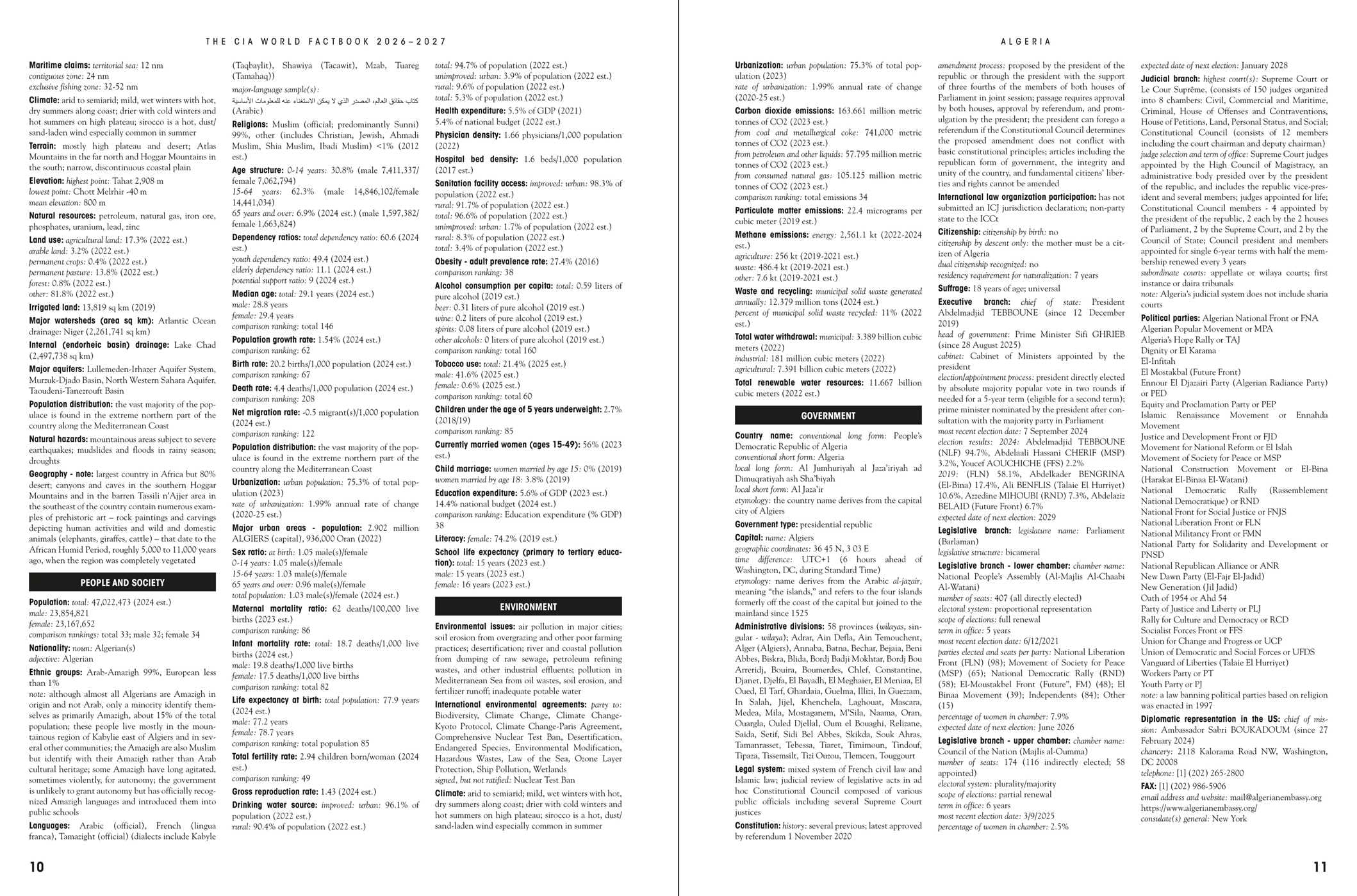 The CIA World Factbook 2026-2027