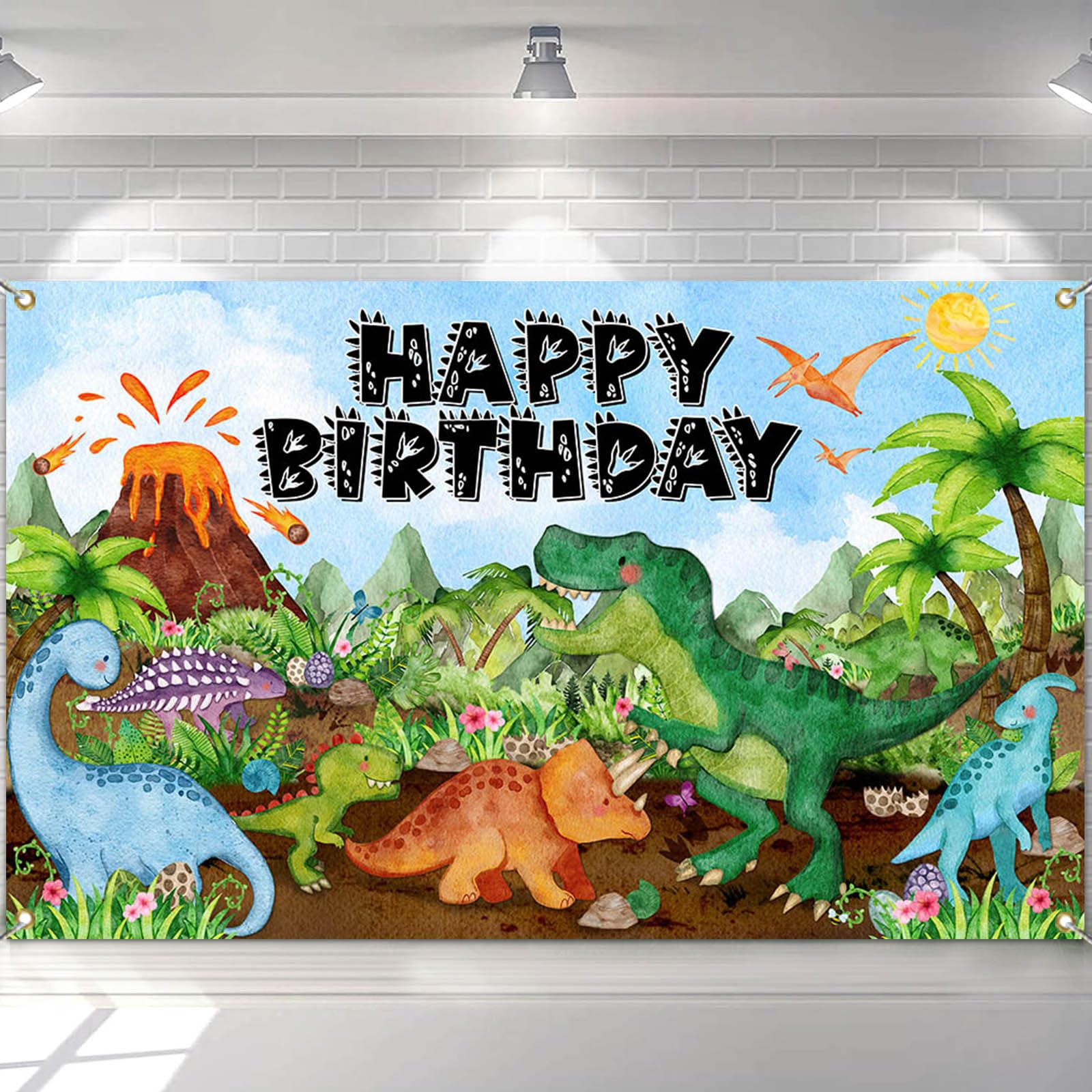 Avezano Dinosaurier-Hintergrund, Jurassic Dinosaurier, Geburtstag, Fotografie, Hintergrund, Dinosaurier-Themen-Dekorationen für Jungen, Geburtstagsparty, Banner, Zubehör, Foto-Requisiten