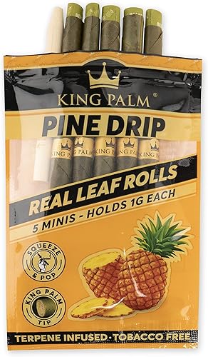 Miniatura 3 de King Palm Conos de tamaño mini – (prerollos de queeze & pop) – Hojas de palma naturales – Rollos orgánicos – Conos pre-enrollados saborizados –