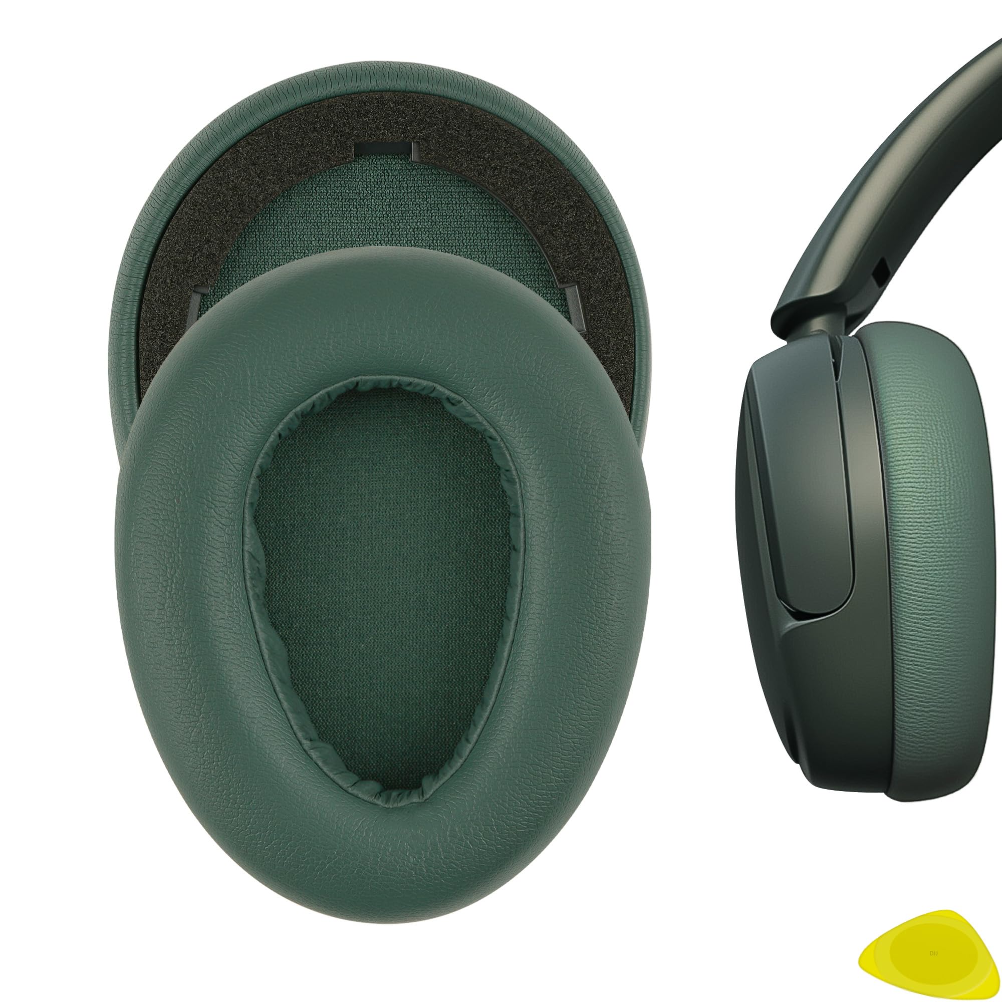 Geekria Replacement Ear Pads for JLab JBuds Lux ANC Wireless Headphones Ear Cushions, Repair Parts (Sage)